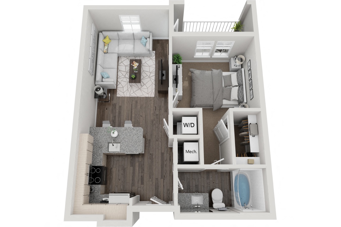 A2 floor plan