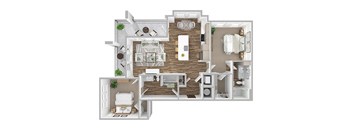 2 bed 2 bath at The Linden Apartments, Davidson, 28036