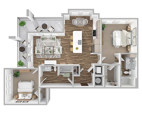 2 bed 2 bath at The Linden Apartments, Davidson, 28036