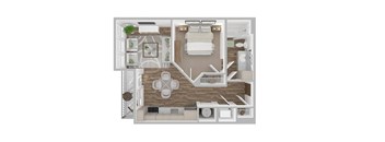 1 bed 1 bath H at The Linden Apartments, Davidson