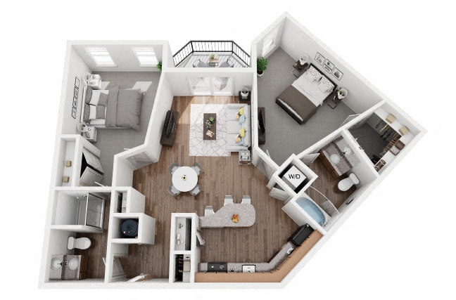 Chatham Renovated floor plan