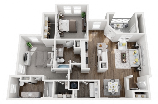 Madison Renovated floor plan