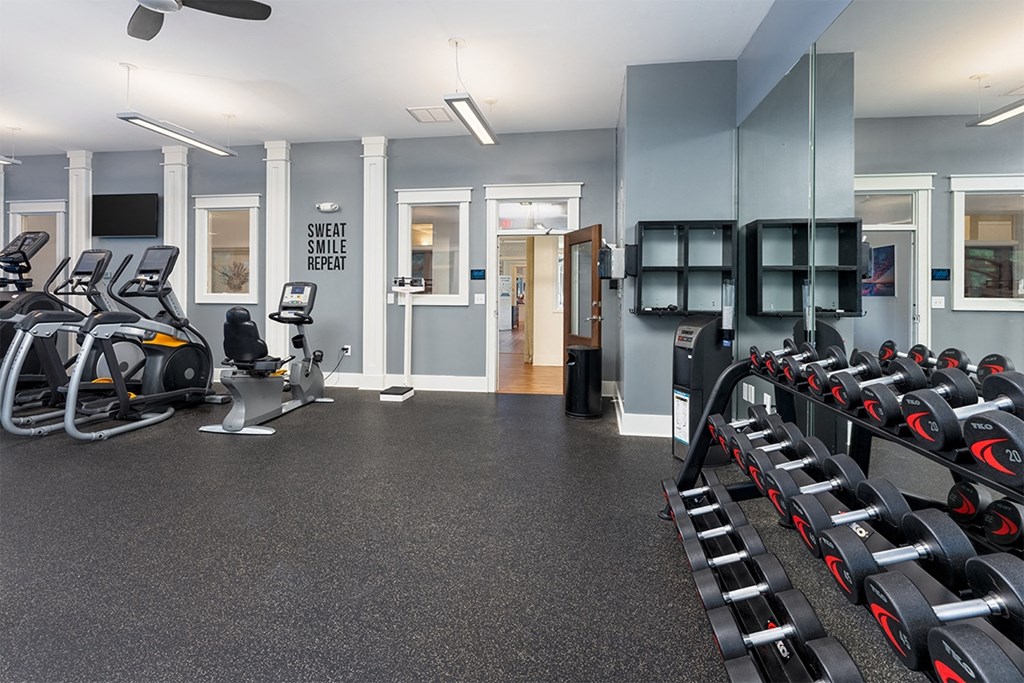 Fitness Center at The Reserve at Mayfaire Apartments, Wilmington NC