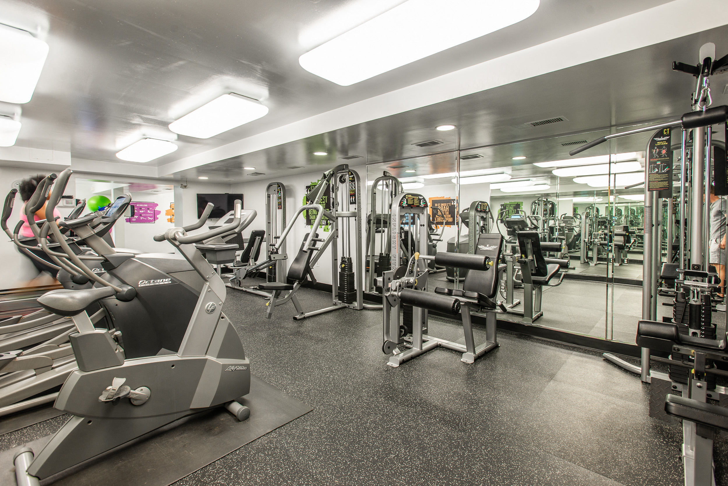 Modern Fitness Center at Falls Village Apartments, Baltimore