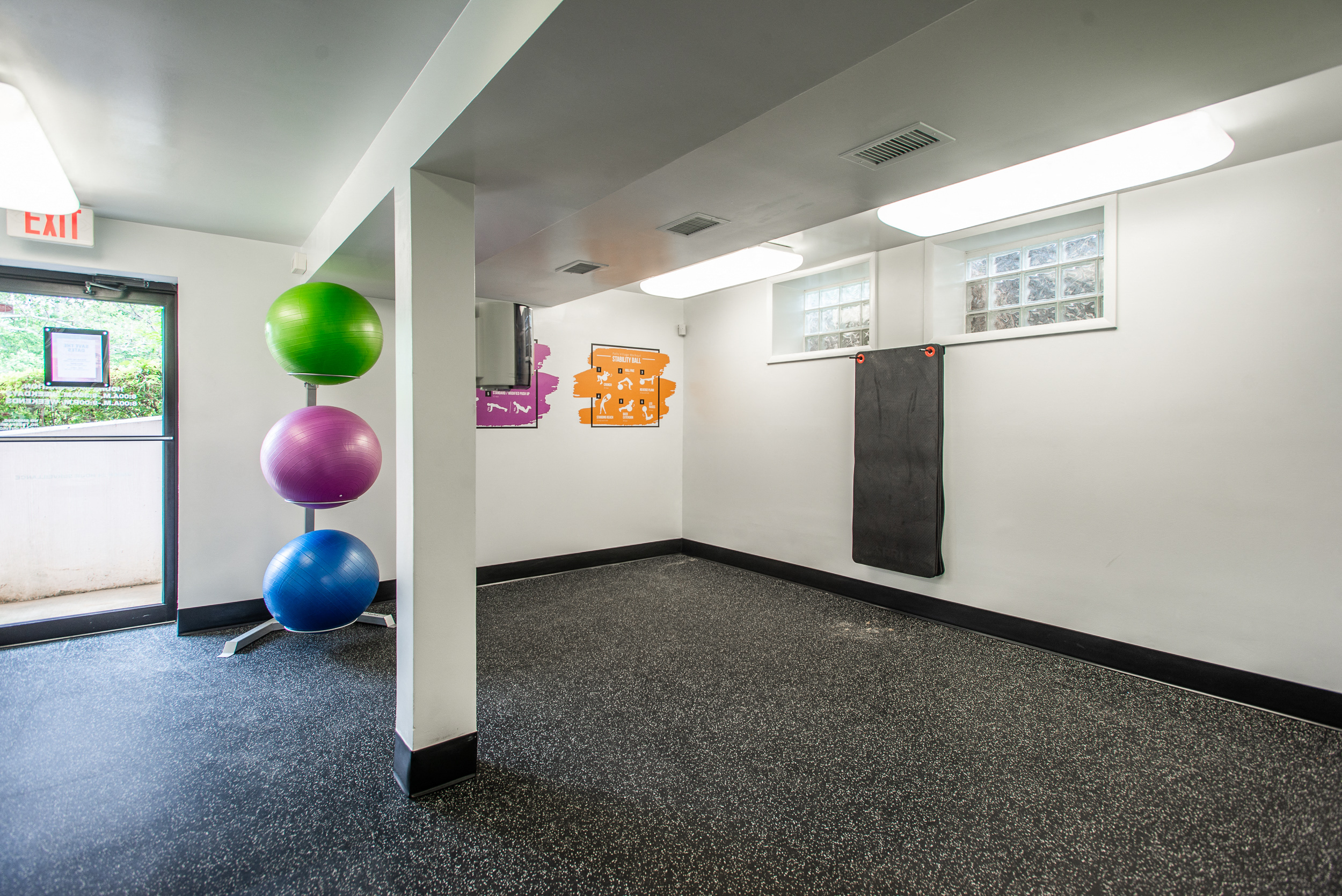 Yoga Studio at Falls Village Apartments, Maryland