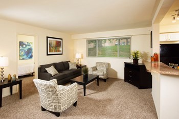 Modern Living Room Modern Living Room at Cardiff Hall Apartments, Towson, 21204 - Photo Gallery 2