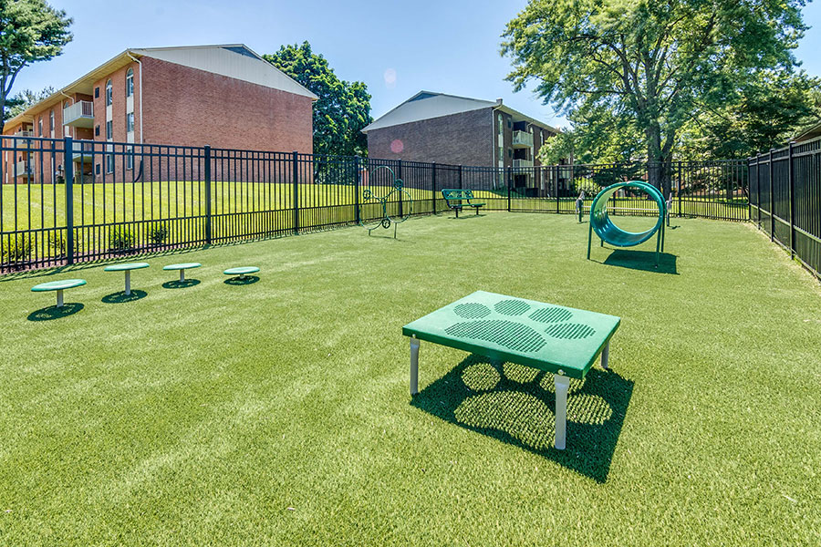 Dog Park at Padonia Village Apartments, Timonium
