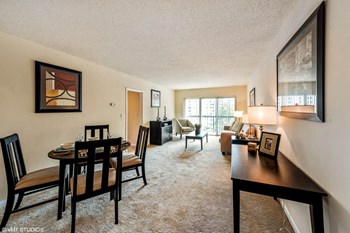 Dining Room attached with kitchen and living room Dining Room attached with kitchen and living room at 101 North Ripley Apartments, Alexandria, 22304 - Photo Gallery 3
