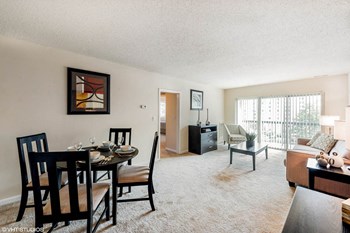 Decorated Living Room With Natural Light Decorated Living Room With Natural Light, at 101 North Ripley Apartments, Alexandria, Virginia - Photo Gallery 4