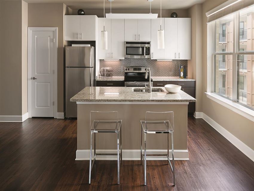 Premium Finish Kitchen Package Premium Finish Kitchen Package at The Edison Lofts Apartments, North Carolina