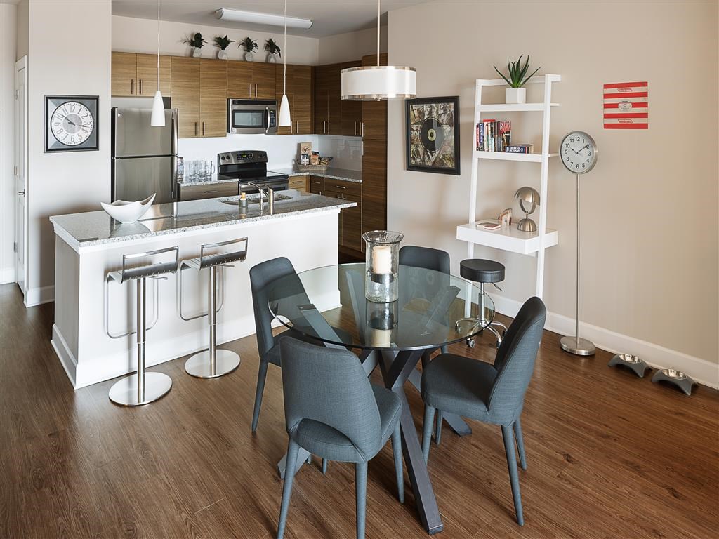 Eat-in Kitchen Table at The Edison Lofts Apartments, North Carolina, 27601