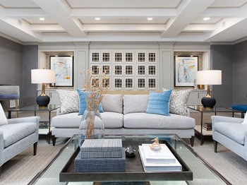 Wine lounge with sofa seating  at St Mary's Square North Apartments, Raleigh - Photo Gallery 25