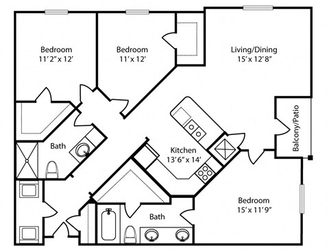 a floor plan of a two story house with a kitchen and a living room