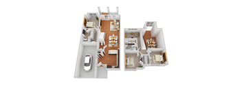 2 bedroom floor plan  the residences atmask