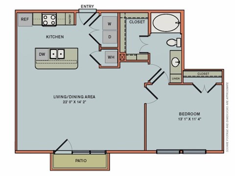 2-A2 Floorplan at The Can Plant Residences at Pearl