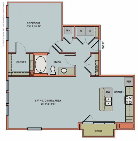 2-A3 Floorplan at The Can Plant Residences at Pearl