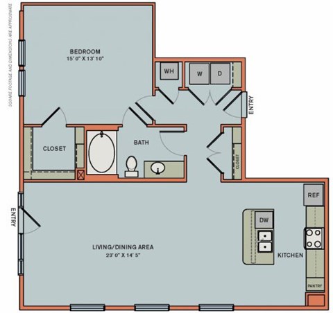 2-A4 Floorplan at The Can Plant Residences at Pearl