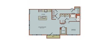 2-A6 Floorplan at The Can Plant Residences at Pearl