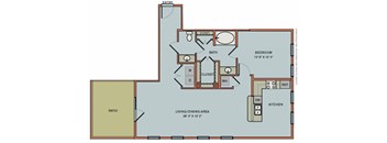 3-A2 Floorplan at The Can Plant Residences at Pearl