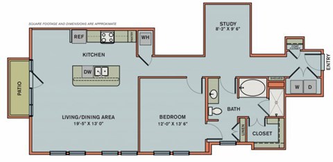 3-AS1 Floorplan at The Can Plant Residences at Pearl