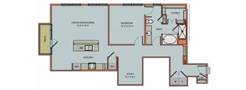3-AS2 Floorplan at The Can Plant Residences at Pearl