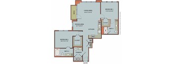 3-B2 Floorplan at The Can Plant Residences at Pearl