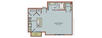 3-S1 Floorplan at The Can Plant Residences at Pearl