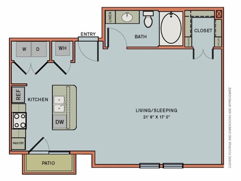 3-S1 Floorplan at The Can Plant Residences at Pearl