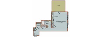 3-S2 Floorplan at The Can Plant Residences at Pearl