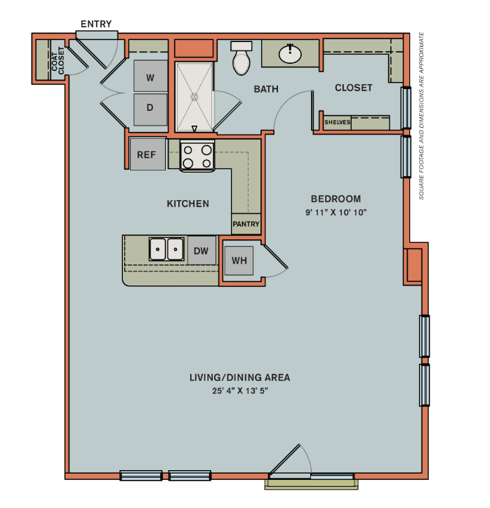 3-S7.1 Floor Plan at The Can Plant Residences at Pearl, San Antonio, TX