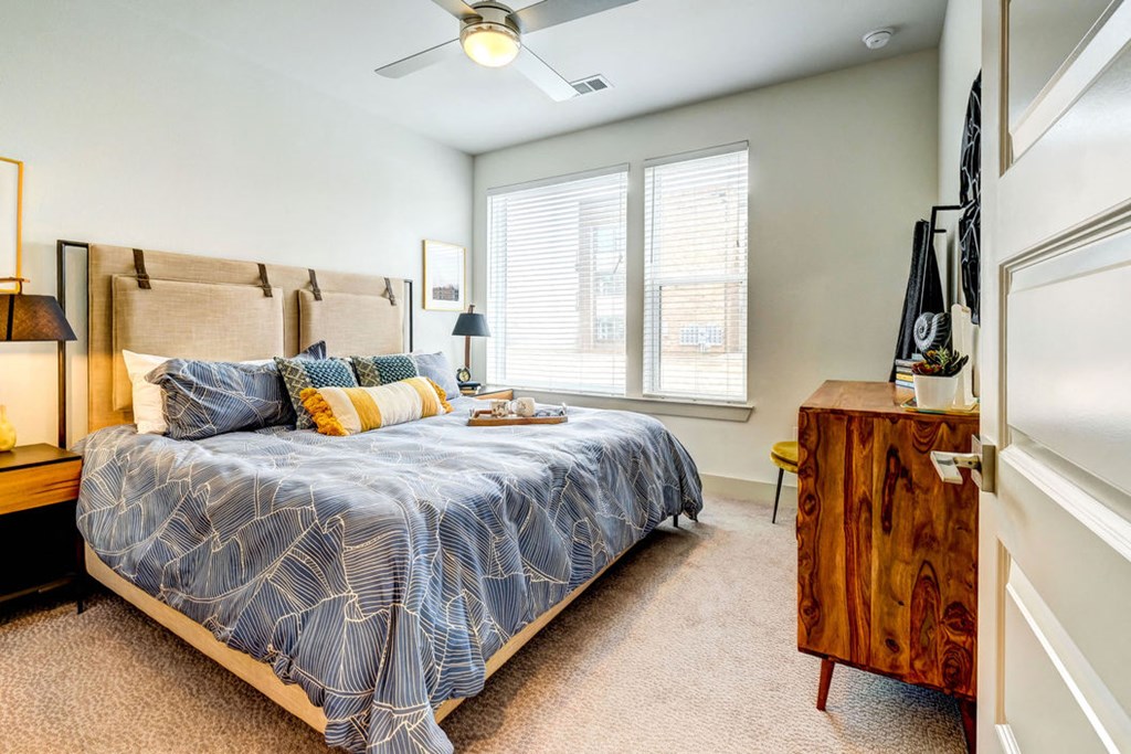 bedroom of an apartmat at soneto on western