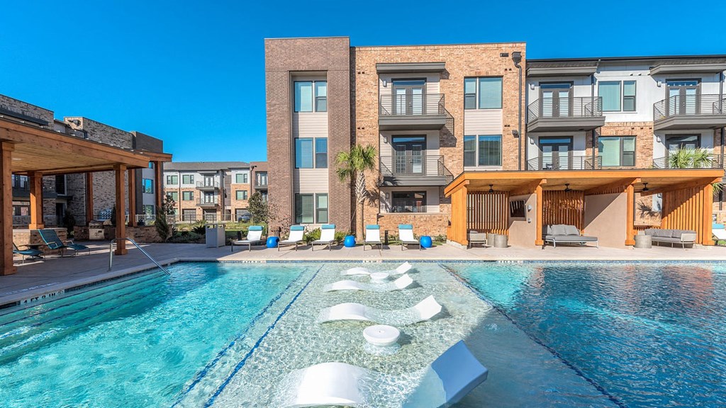 pool area at soneto on western apartments