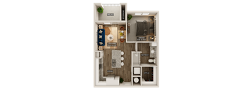 a1 floor plan layout at the upland apartments