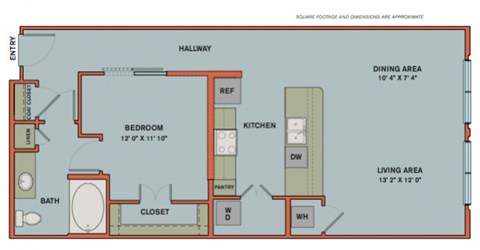 A11 Floorplan at The Can Plant Residences at Pearl