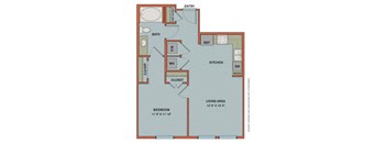 A1 Floorplan at The Can Plant Residences at Pearl