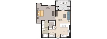 a2e floor plan layout at mela's luxury apartments