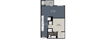 A2a Floor Plan  at Encore at Boulevard One, Colorado