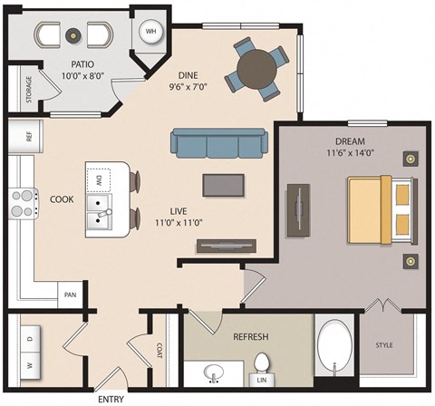 a3 floor plan layout at mela's luxury apartments
