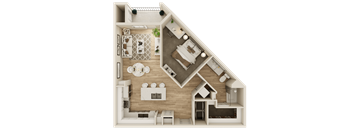 a4 example floor plan for the cannery at the packing district's apartments in orlando