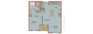A5 Floorplan at The Can Plant Residences at Pearl