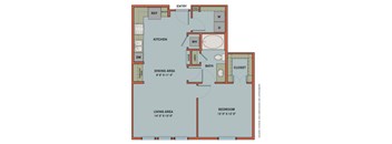 A7 Floorplan at The Can Plant Residences at Pearl