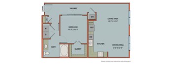 A9 Floorplan at The Can Plant Residences at Pearl