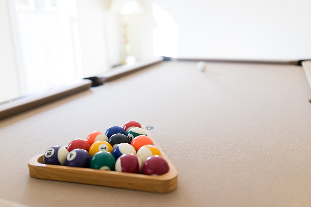 Residences at Grayson Heights Apartments Billiard Table in San Antonio, Texas