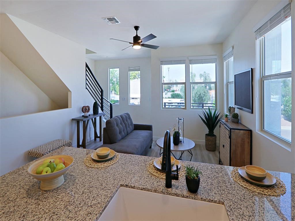 Separate Dining Area at Scottsdale Hayden Townhomes, Scottsdale, AZ, 85257
