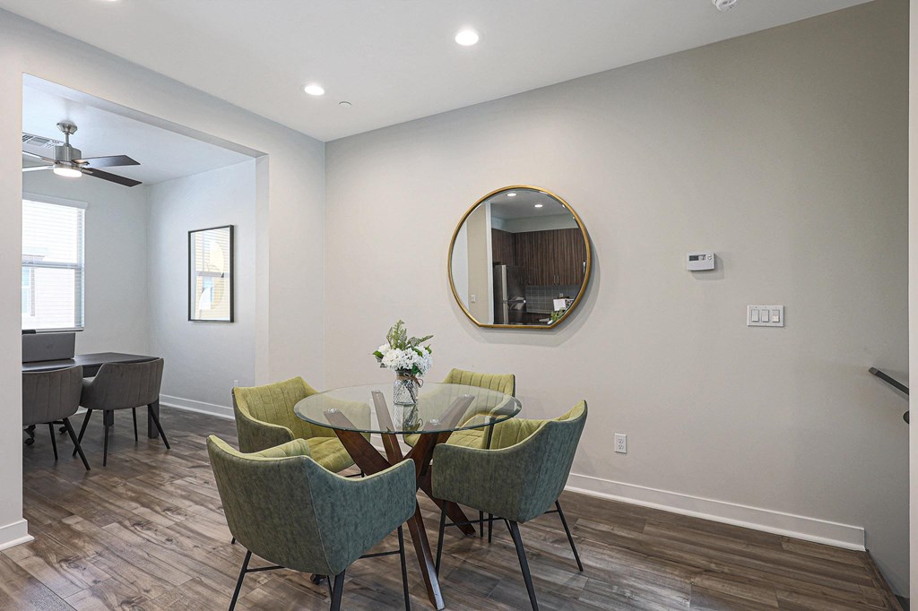 a dining room with a table and chairs at Scottsdale Hayden Townhomes, Scottsdale
