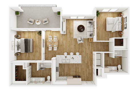 1760 Lookout Dr. Studio-3 Beds Apartment for Rent - Photo Gallery 27