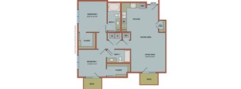 B4 Floorplan at The Can Plant Residences at Pearl