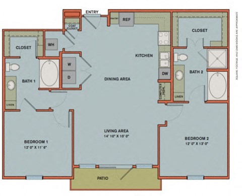 B5 Floorplan at The Can Plant Residences at Pearl