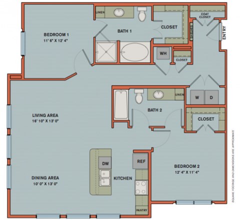 B9 Floorplan at The Can Plant Residences at Pearl