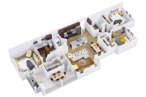 bedroom floor plan an overview of the bedrooms and bathrooms of a house